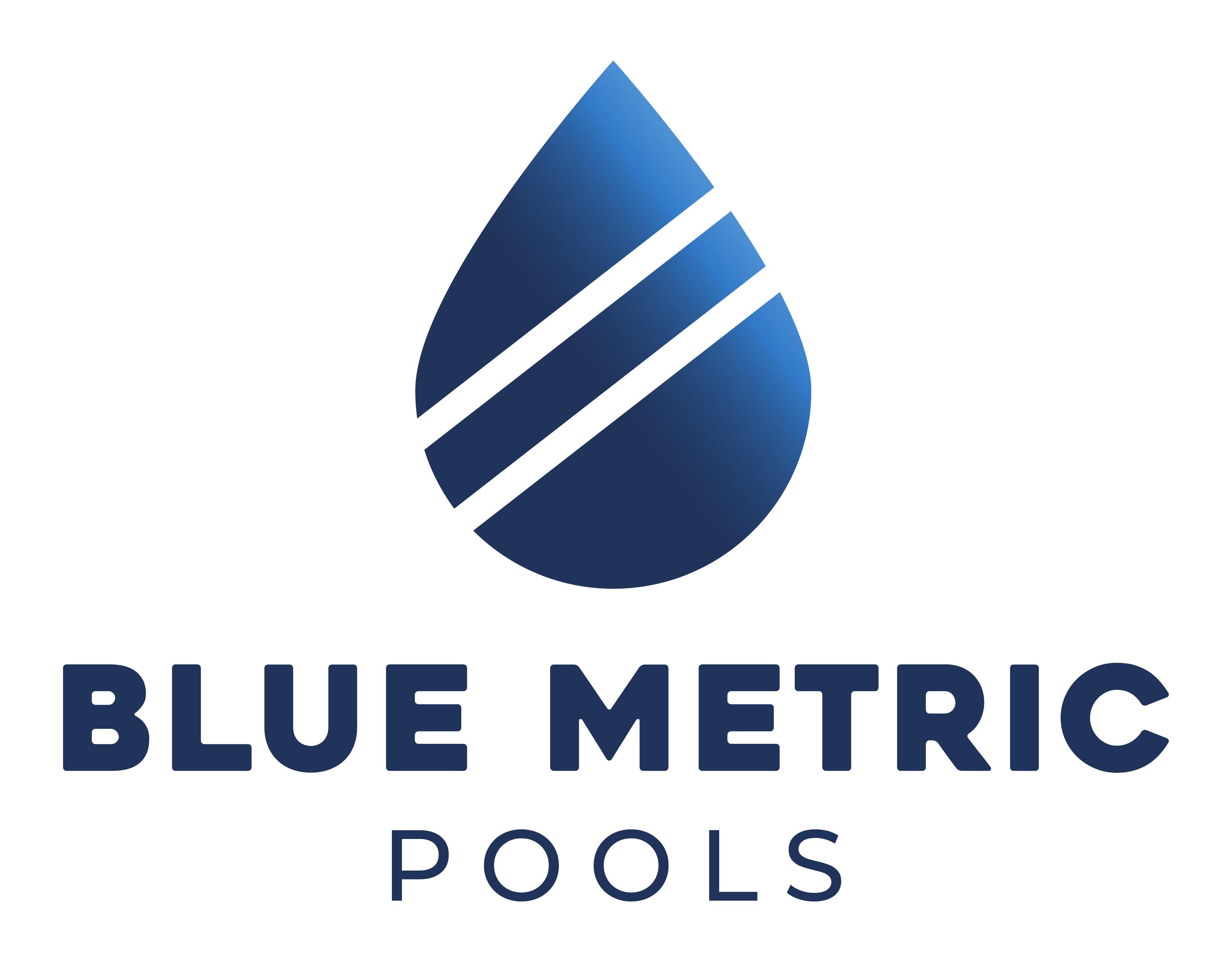 Blue Metric Pools logo